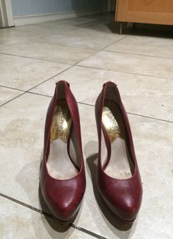 Red Michael kors heels