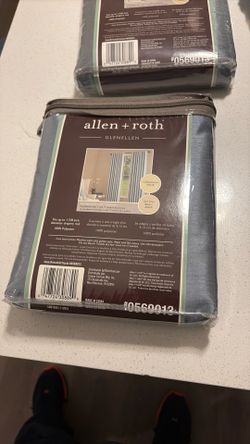 Set of 4 Allen + Roth Drapes 52” x 84”