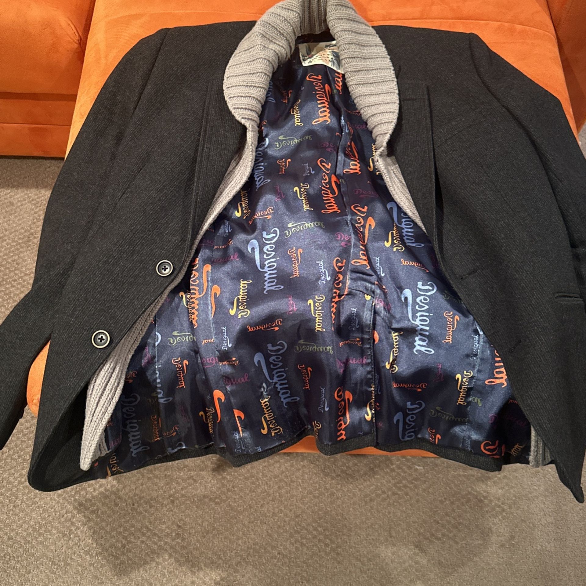 Desigual Size 48 Designer Jacket 128070