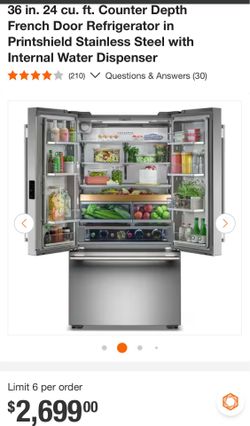 Brand New KitchenAid fridge $1000 off.