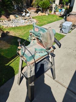 Hatachi 10inch compound saw mounted work stand...120 Price Drop 80 firm No Less