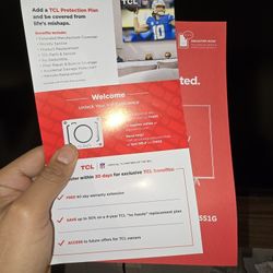 Brand New TCL 50 Smart TV 150 Obo