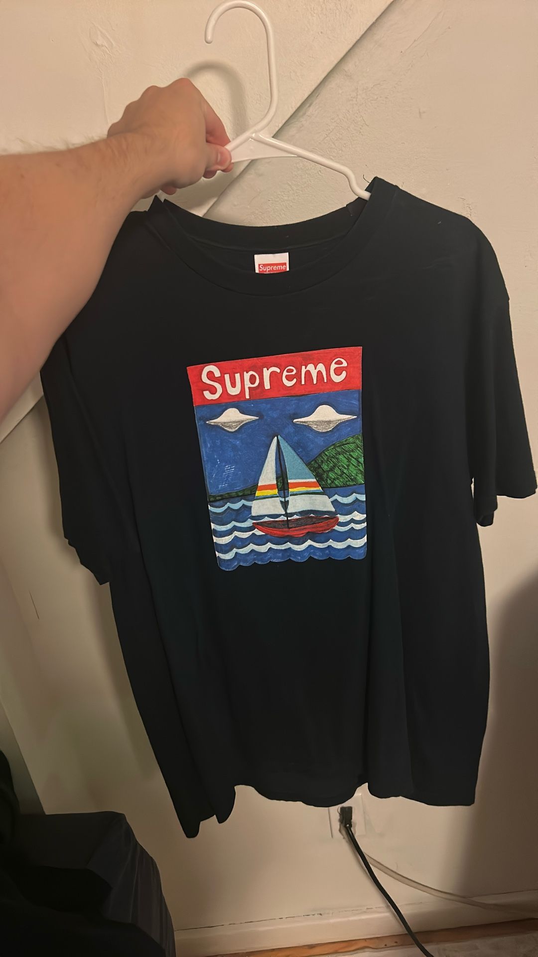 Supreme Sailboat Tee Navy M 