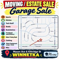 GARAGE SALE - NEAR WINNETKA BY PIERCE COLLEGE