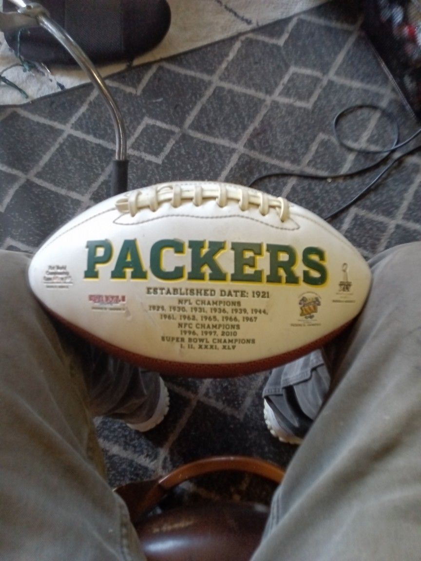 Green Bay Packers Championship Collector's Edition Football Leather
