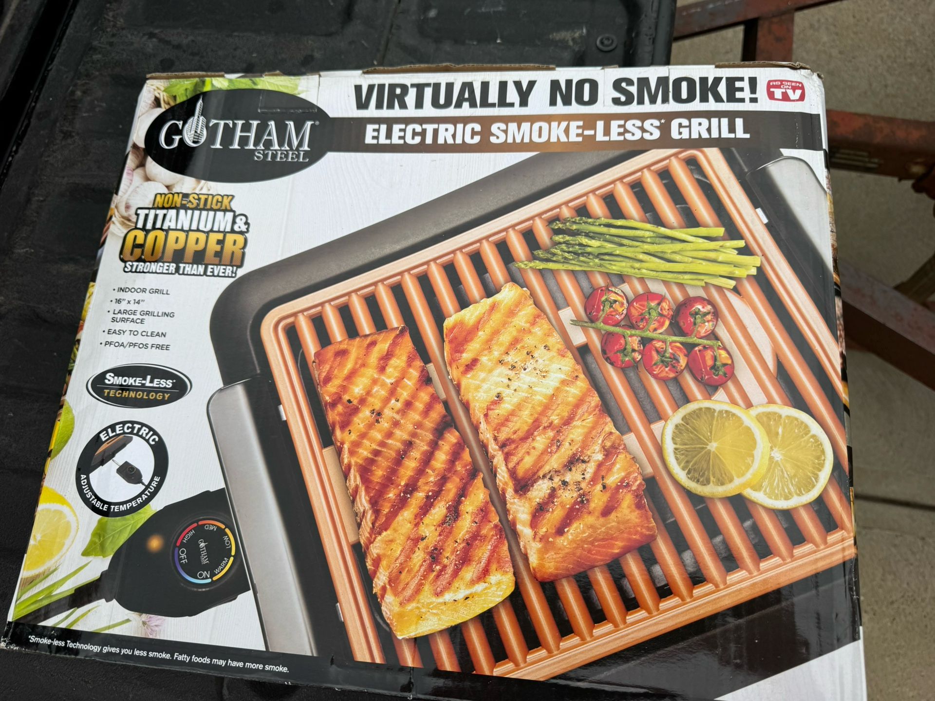 Gotham Steel Electric Smoke-Less Grill