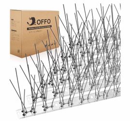 Stainless Steel Bird Spikes – 48.7 Ft Coverage