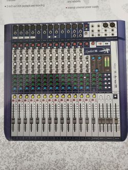 Soundcraft Signature 16 I put Analog Mixer w/ Effects NIB