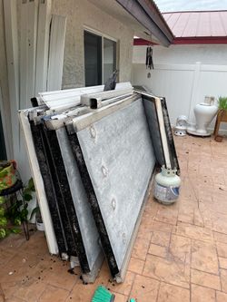 Free scrap insulated aluminum roof