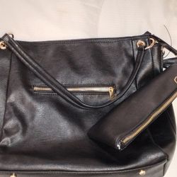  BLACK ISABELLE WOMENS HANDBAG / PURSE/SHOULDER BAG