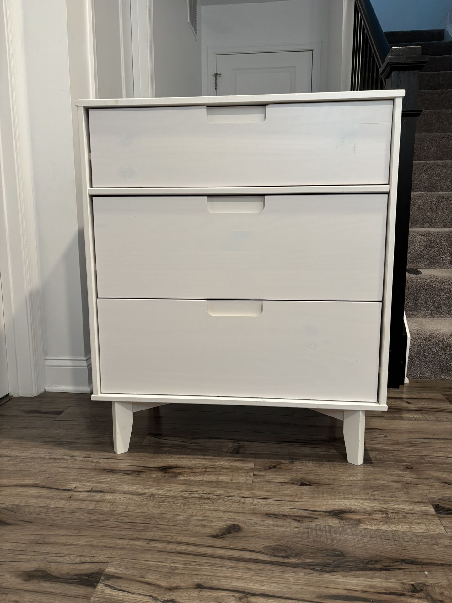 3 Drawer Dresser White