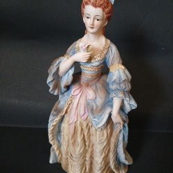 Vintage Andrea by Sadek Porcelain Figurine (Victorian Dress #7299) 9" tall