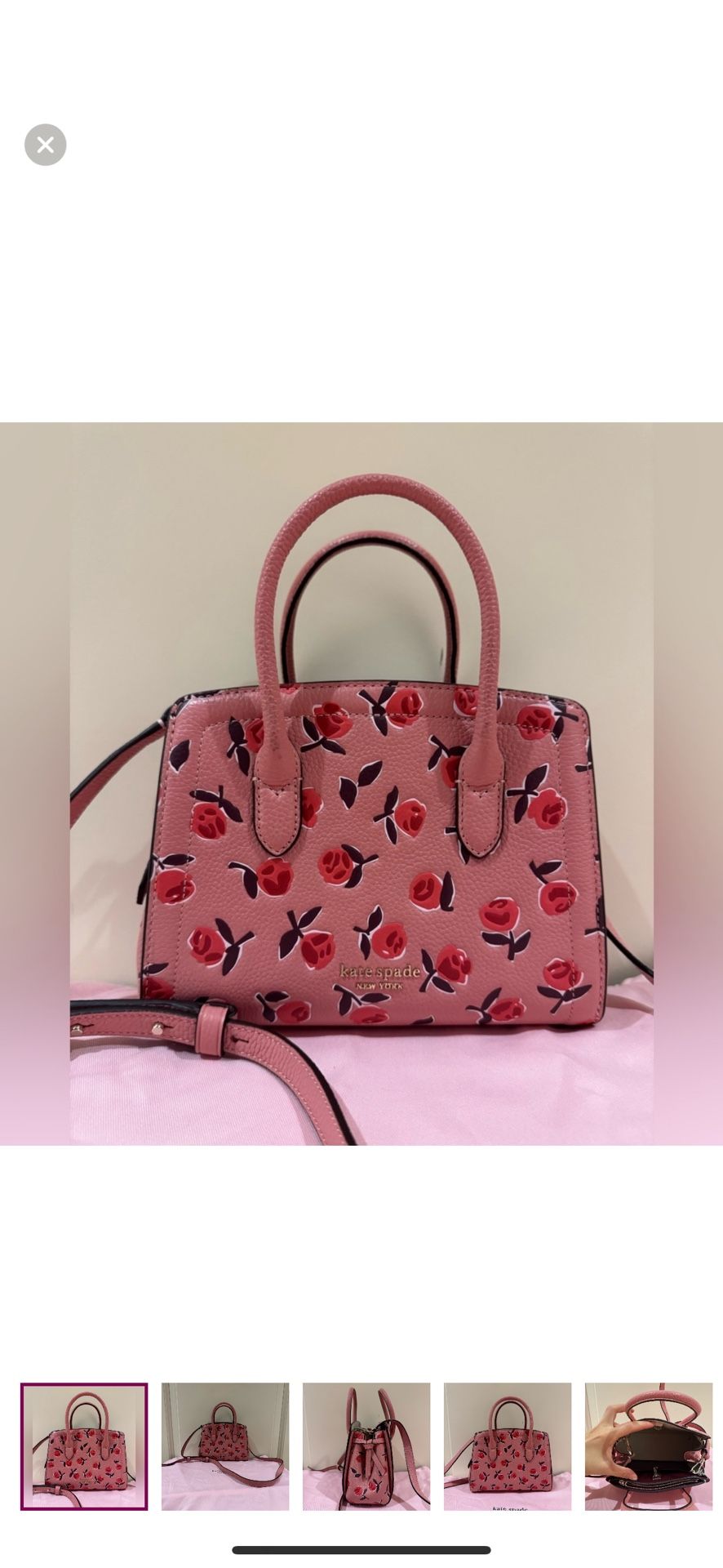 Kate Spade Knott Ditsy Rose Mini Satchel