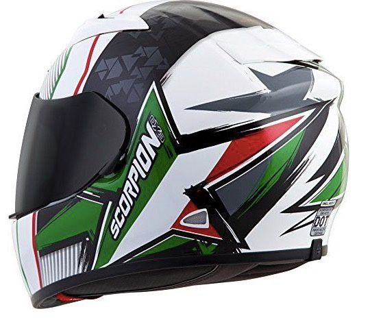 Scorpion EXO R710 Crystal Red Green Helmet Motorcycle