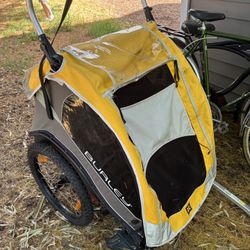 Burley Bike Trailer - 1 Or 2 Child Seat Set Up