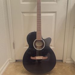 Fender FA-135CE Concert Acoustic-Electric Guitar Black