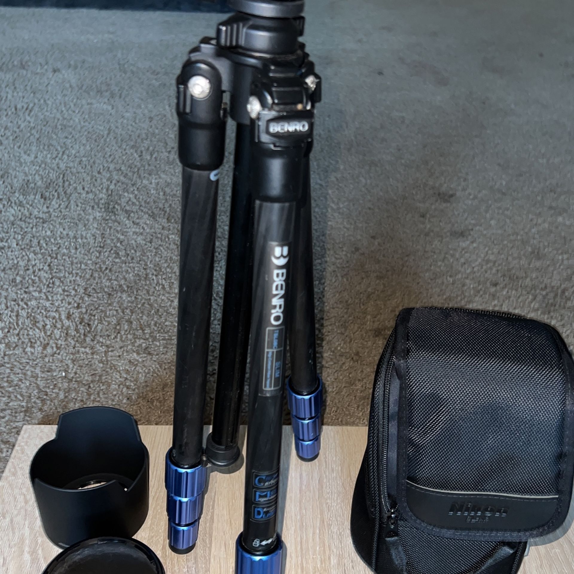 Tri Pod, Lens Bag & Accessories.