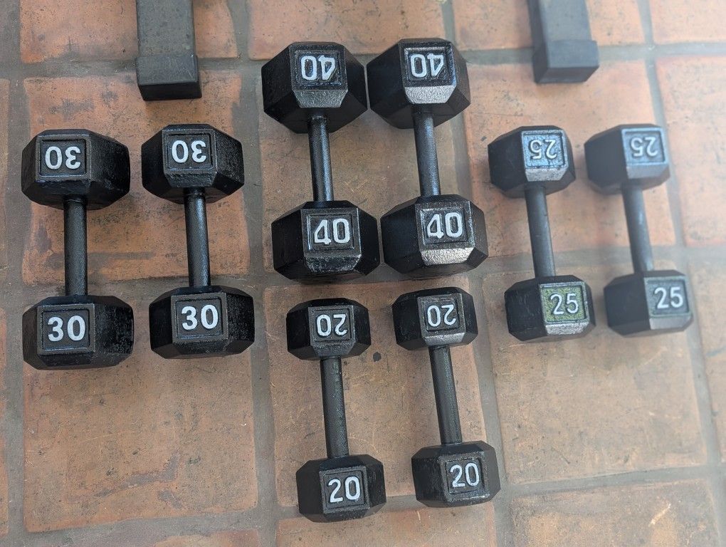 20/25/30/40 Lb Dumbbell Individual Price Available