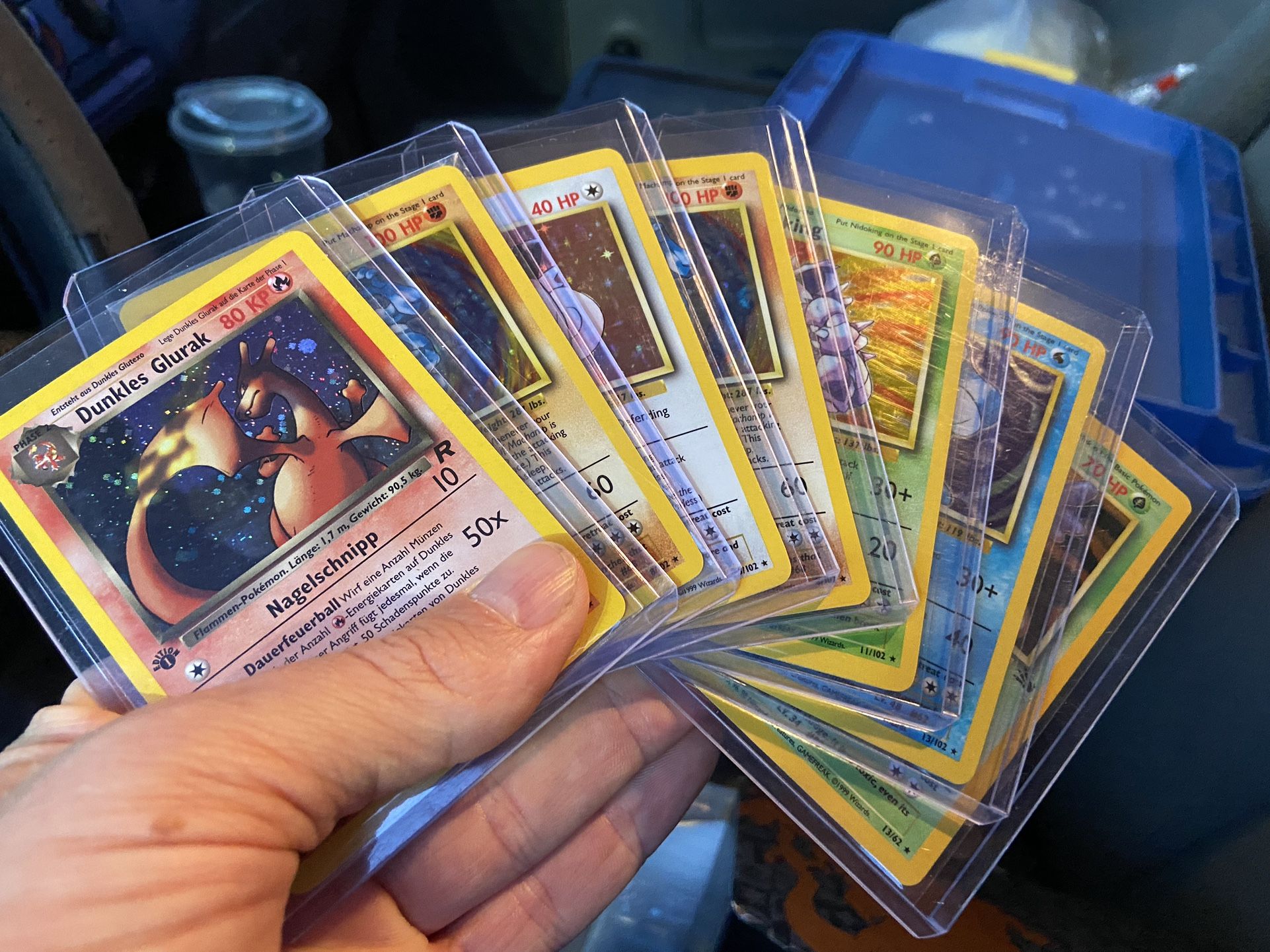 Pokémon Cards Charizard Base Set Holos
