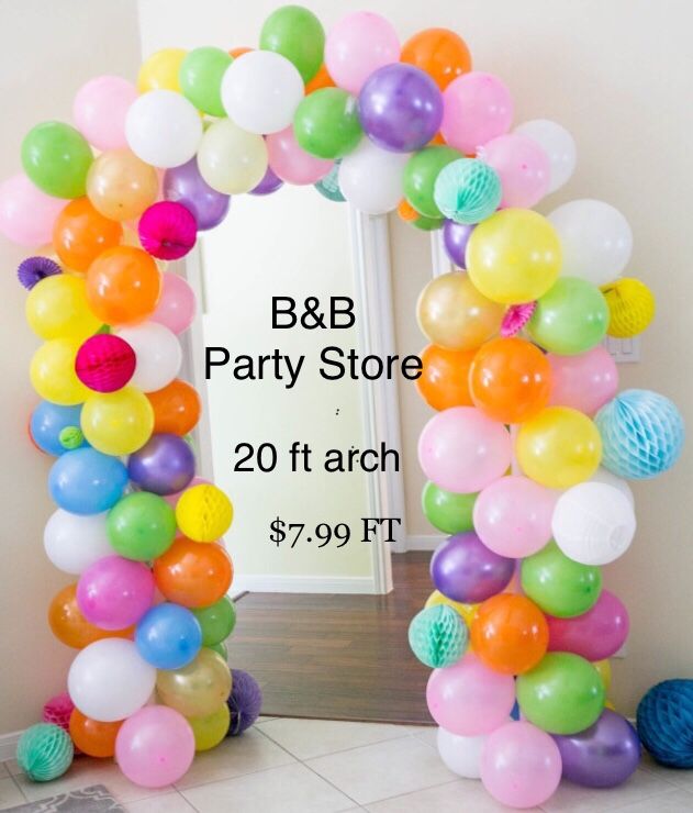 Custom BALLOON ARCH- by B&B Party Store