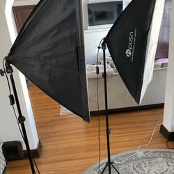 Pair Of Studio Box Lights - Perfect For Self Tapes