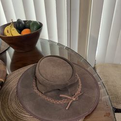 Men’s red rock Australian hat med