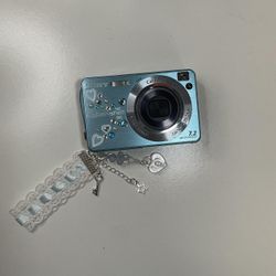 Sony Blue and Silver Cameras-and-accessories