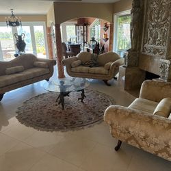 Elegant Couch Set 3 Piece 