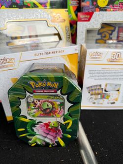 Pokémon TCG Mega Meganium ex Tin
