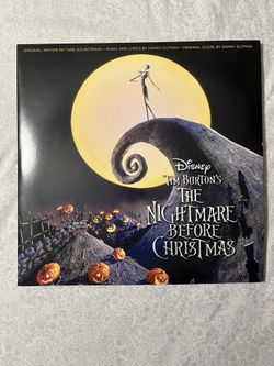 The nightmare Before Christmas Soundtrack 2 Disk Vinyl