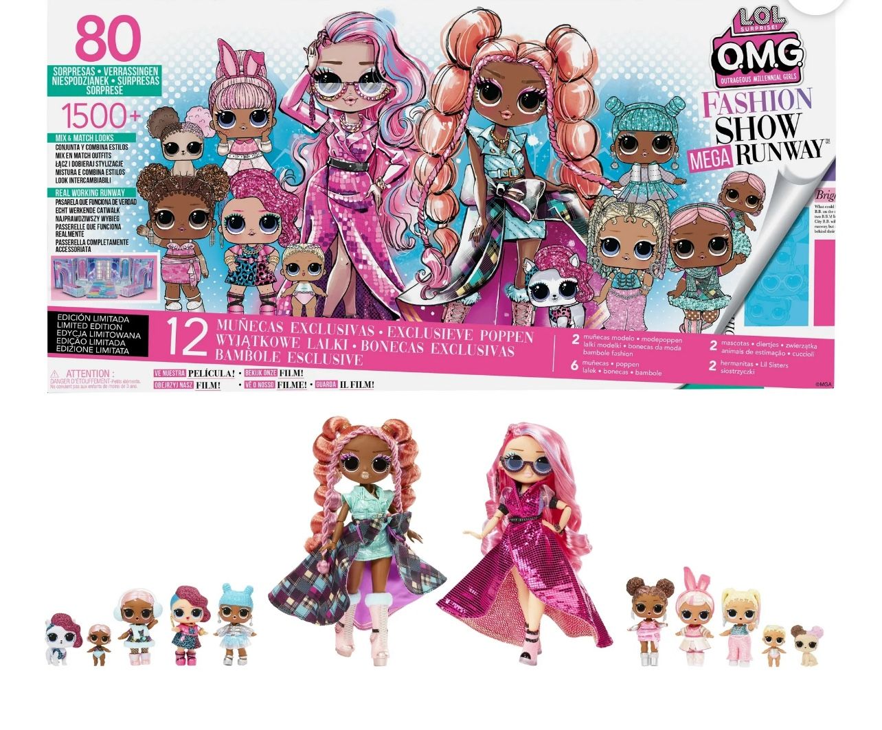 NEW L.O.L. Surprise! Fashion Show Mega Runway Playset