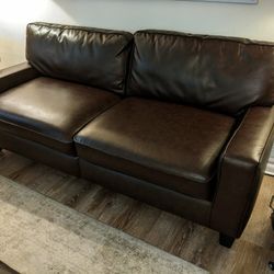 Nice Leatherette Sofa Couch Loveseat