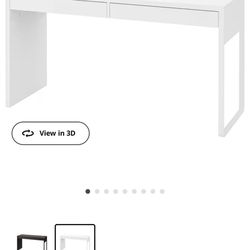 IKEA micke Desk And LAGKAPTEN Tabletop With File Cabinet 