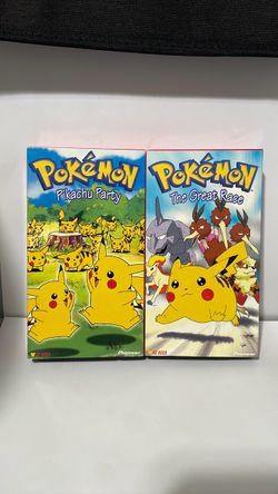Pokémon VHS Pikachu party and The Great race