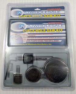11 PC HOLE SAW KIT NEW!
