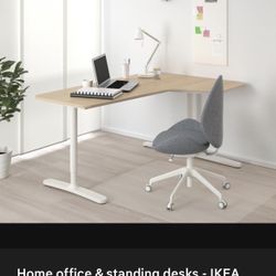 Large L-shaped Standing Desk