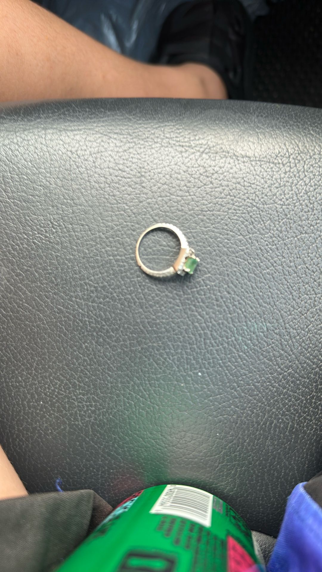 Emerald Ring With Diamonds