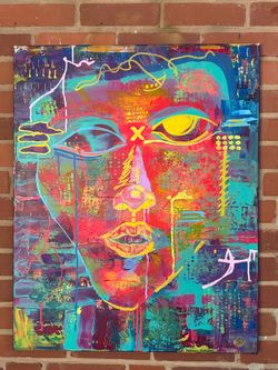 Original Abstract Art piece on Canvas