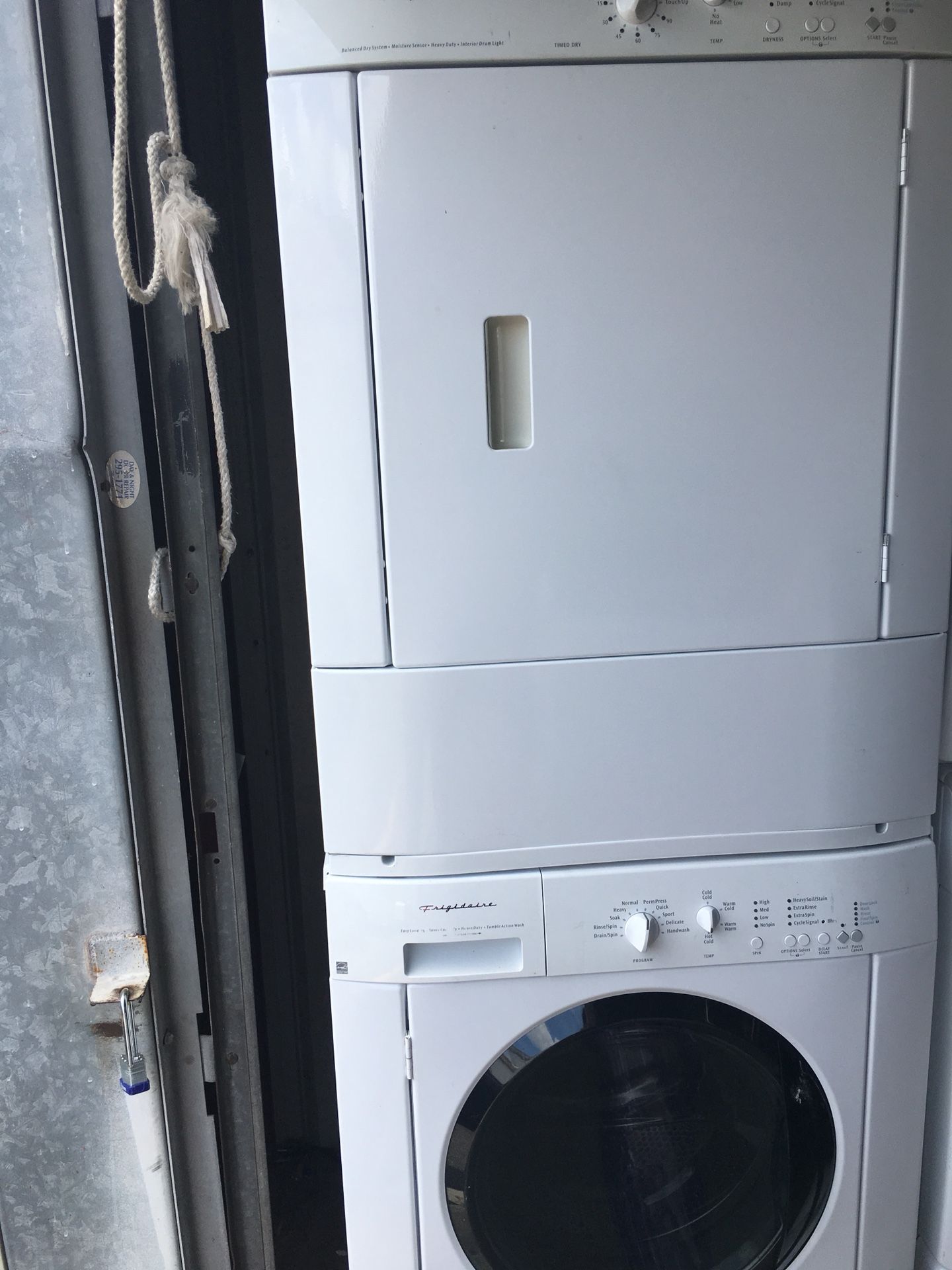 Frigidaire stackable