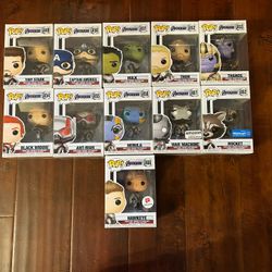 Funko Pop Avengers Endgame Time Suit Set (11 Pops) – Includes 3 Exclusives!