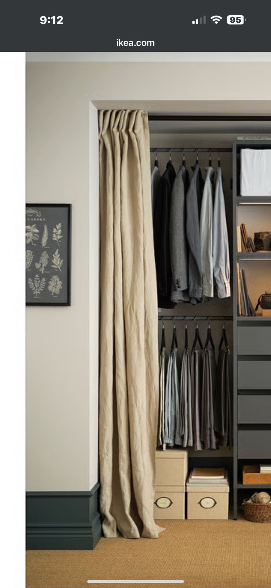 Aurdal IKEA Closet Storage System