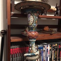 Antique Collectible Ghelian From Isfahan With Four Hoses