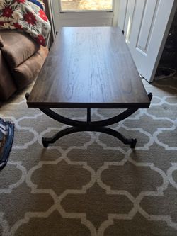 Wood Top Coffee Table