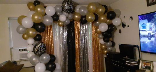 Backdrop n balloons