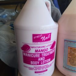 Manicure Treatment And Body Lotion Professional Used