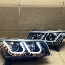 #OH146 2011-2016 Chevy Cruze LED Halogen Headlight Pair 