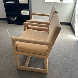 Velvet chairs (2, not sold separately)