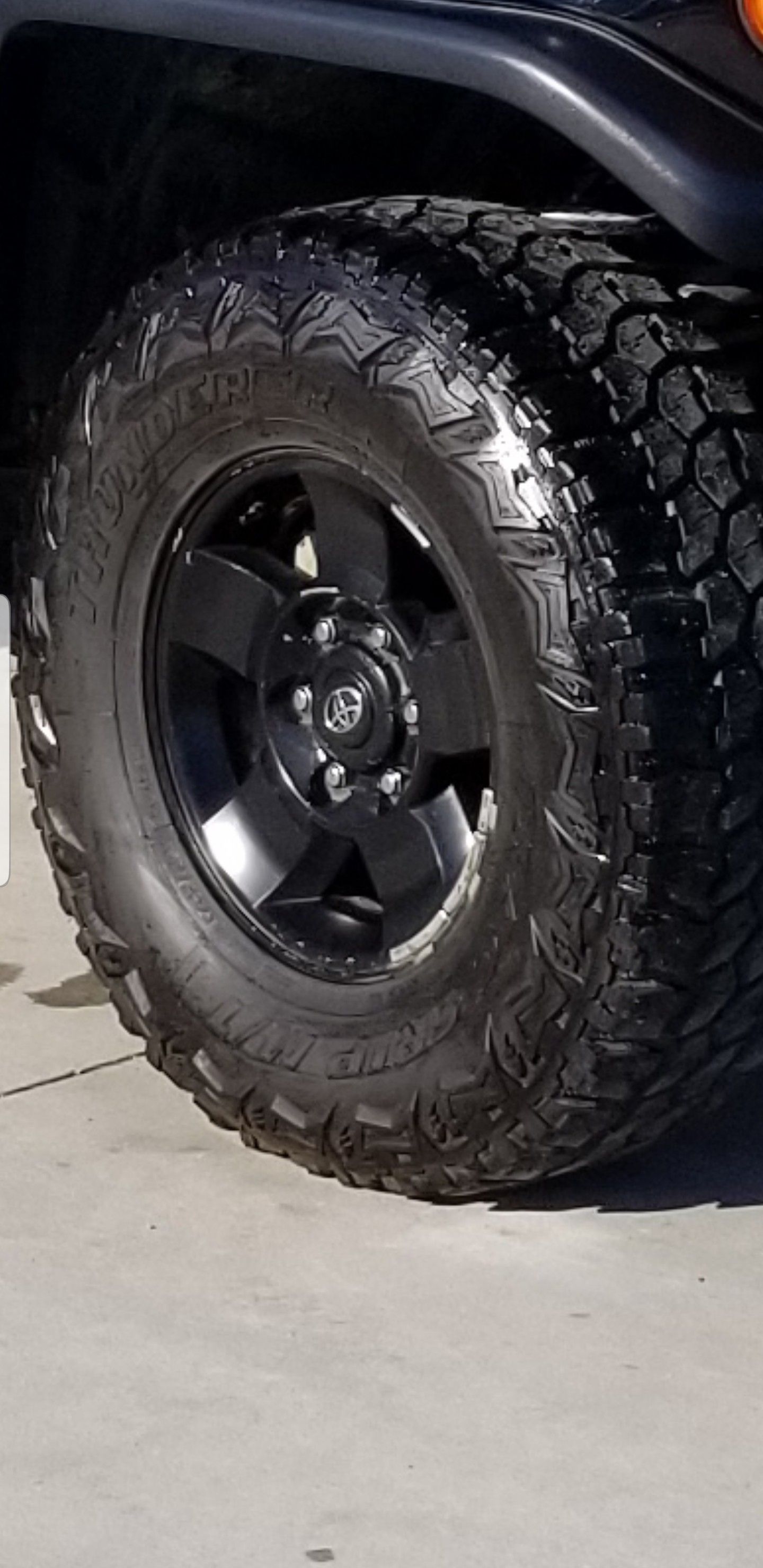 Fj Cruiser stock rims