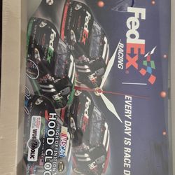 Denny Hamlin #11 hood clock