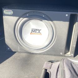Subwoofer And Amplifier 